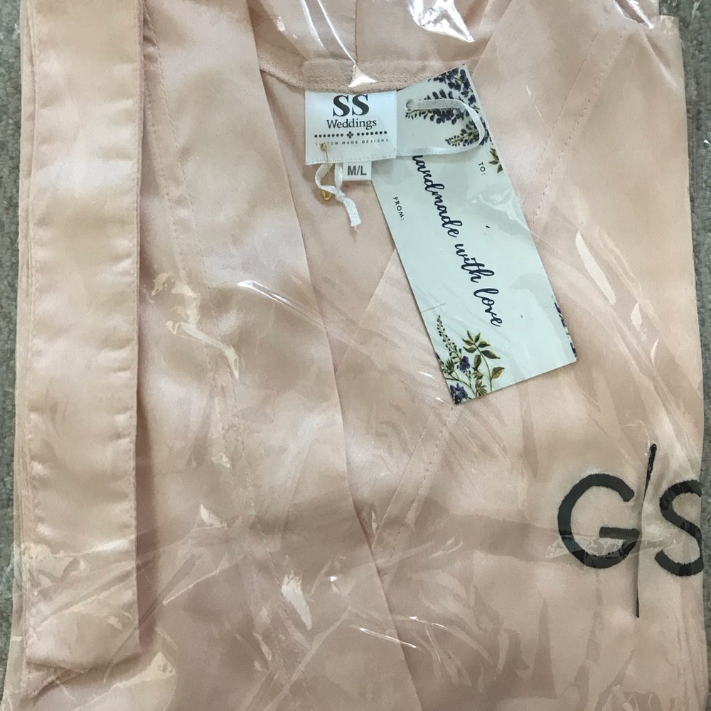 Monogrammed SS Weddings Robe